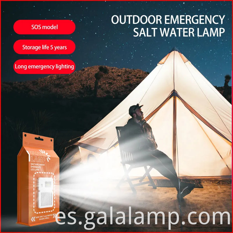 Luz LED versátil definitiva para aventuras para acampar de agua salada